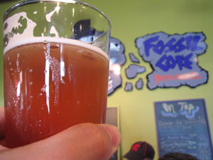 The Fossil Cove sour with a bit of raspberry syrup.